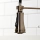 preview thumbnail 16 of 29, Kingston Brass Essex Double-Handle Wall-Mount Pre-Rinse Bridge Kitchen Faucet
