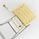 preview thumbnail 27 of 31, 3 Piece Patio Bistro Set of Foldable Square Table and Chairs