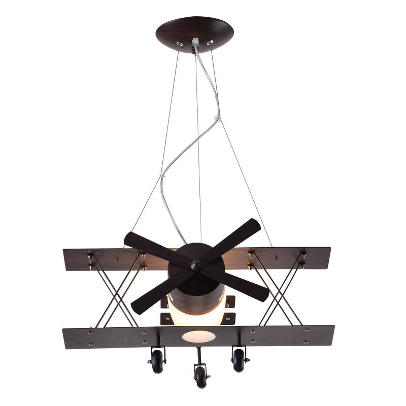 1 Light Brown Airplane Kid's Light