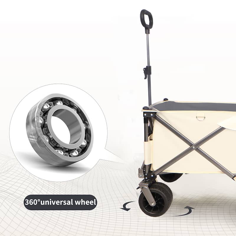 Heavy Duty Utility Beach Wagon Cart