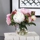 preview thumbnail 8 of 6, Uttermost Blaire Peony Bouquet