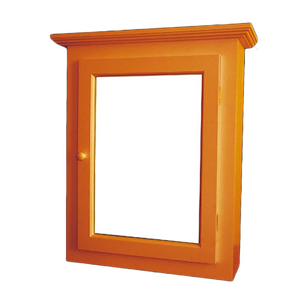 Solid Wood Medicine Cabinet Mirror Door Flush Surface Mount Renovators Supply