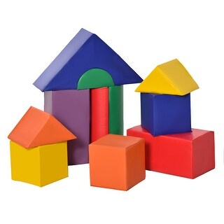 11-Piece Baby Soft Foam Playset with Climb and Crawl Activity Block