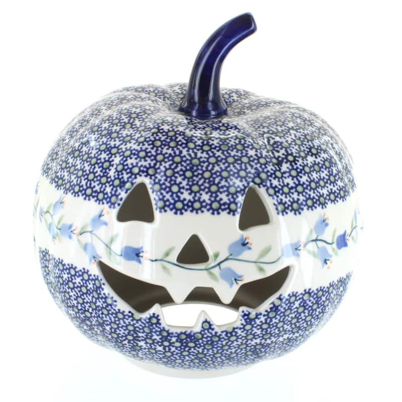 Blue Rose Polish Pottery L022-Manufaktura Large Pumpkin - Tulip