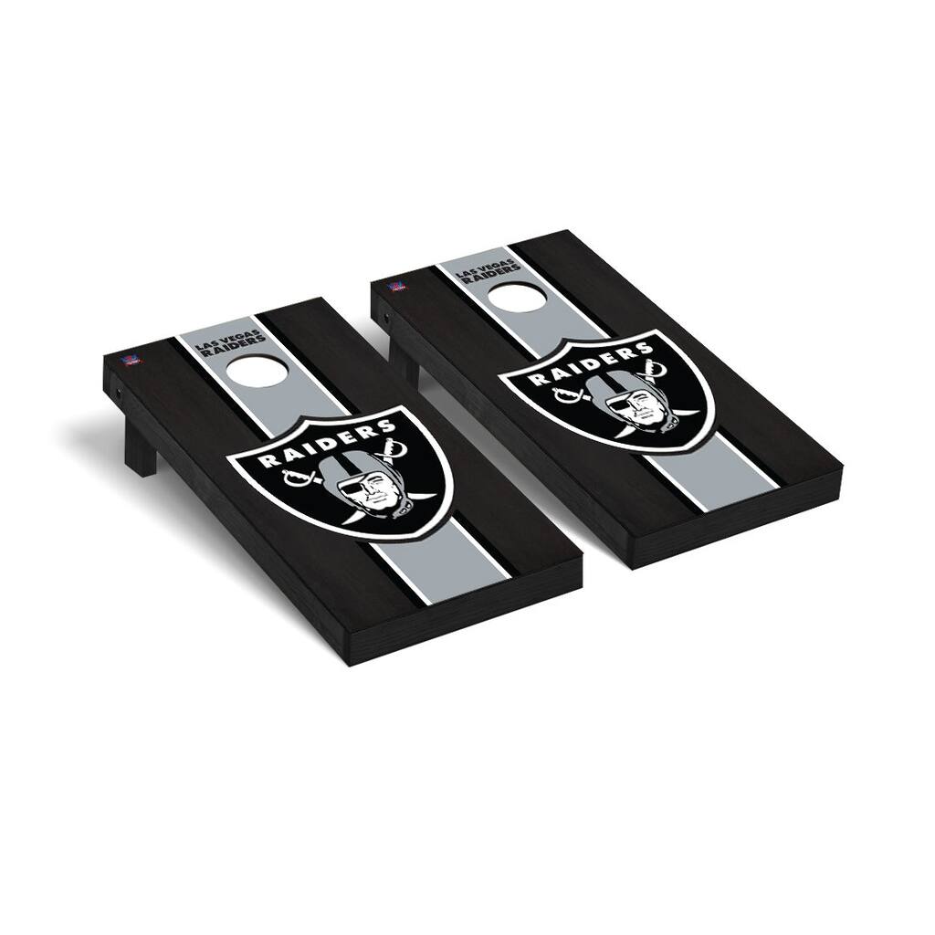 Las Vegas Raiders NFL Football Onyx Cornhole Board Set 2
