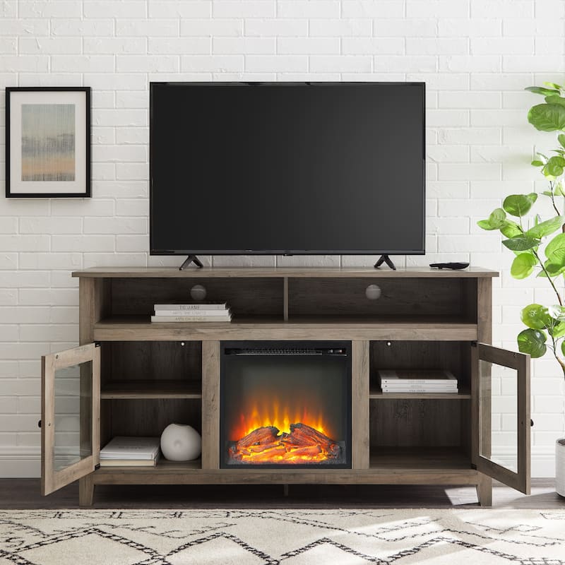 Middlebrook 58-inch 2-Door Highboy Fireplace TV Stand