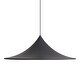 preview thumbnail 1 of 3, Golden Lighting Vistara 1-light 35in Pendant in Sand Black