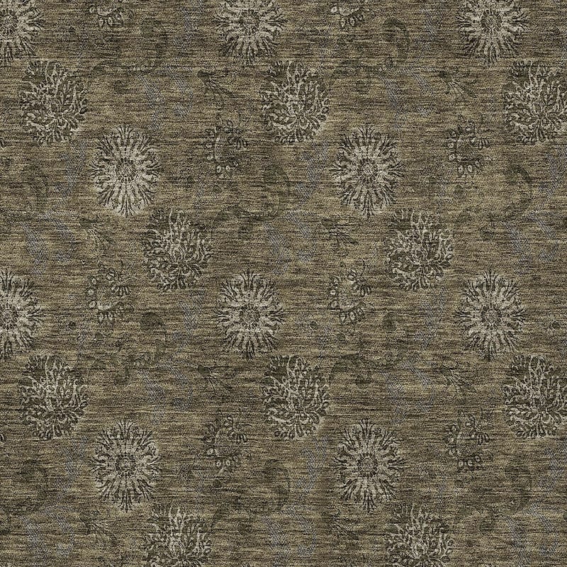HomeRoots Floral Transitional Rectangle Outdoor Rug