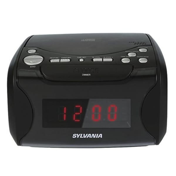 Shop Sylvania Alarm Clock Radio with CD Player and USB Charging