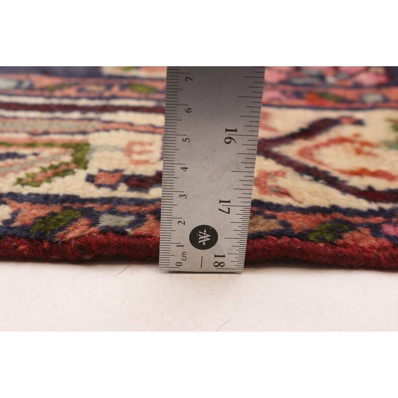 ECARPETGALLERY Hand-knotted Andelz Navy Wool Rug - 3'4 x 9'10