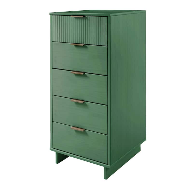 Manhattan Comfort 3-Piece Granville Modern Solid Wood Dresser Chest and Nighstand Set.