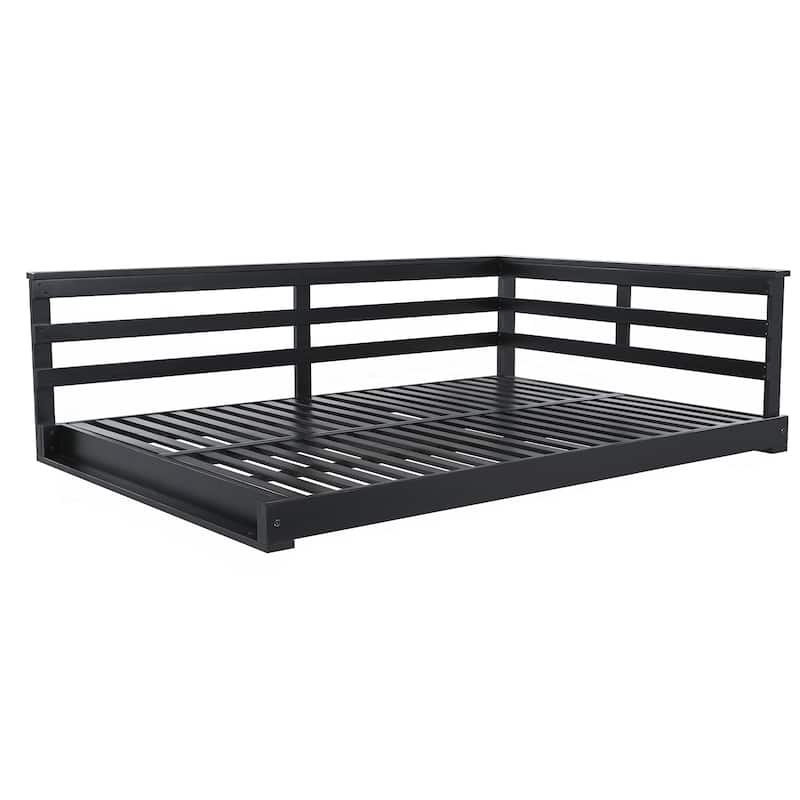 Acacia Wood Porch Swing Bed