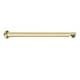 preview thumbnail 2 of 6, Kingston Brass AquaElements 18-Inch Brass Shower Arm with Flange Polished Brass
