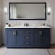 Option Dark Blue / White Quartz Top / Brushed Gold