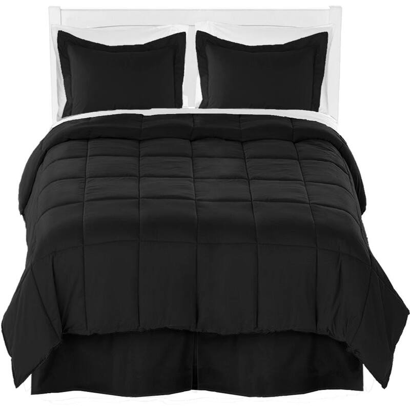 Bare Home Microfiber Comforter, Sheet Set, and Bed Skirt