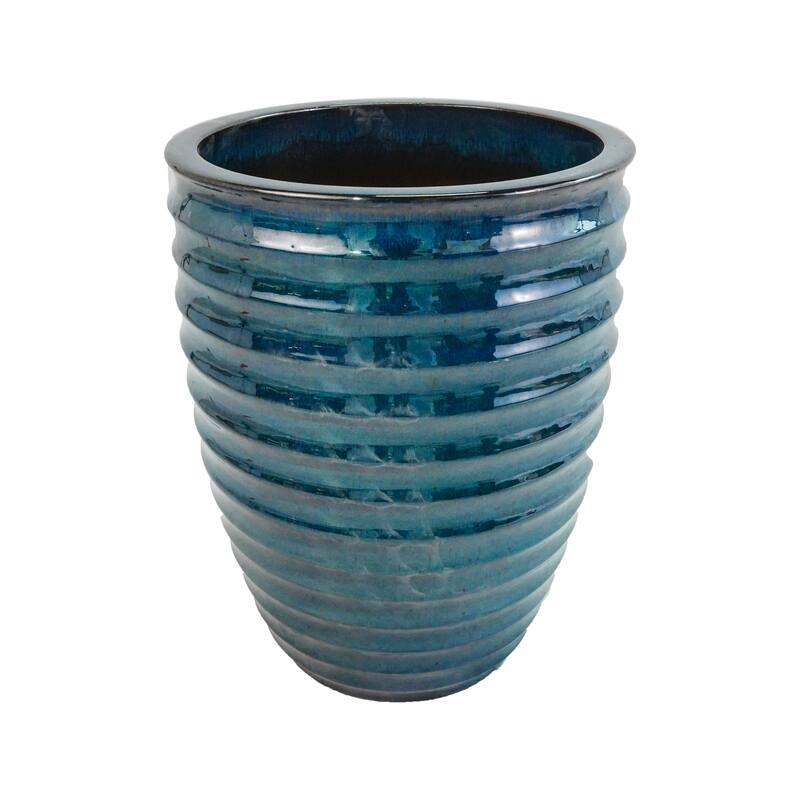 Ceramic Flowerpot, Modern Planter for Patio, Garden, Windowsill