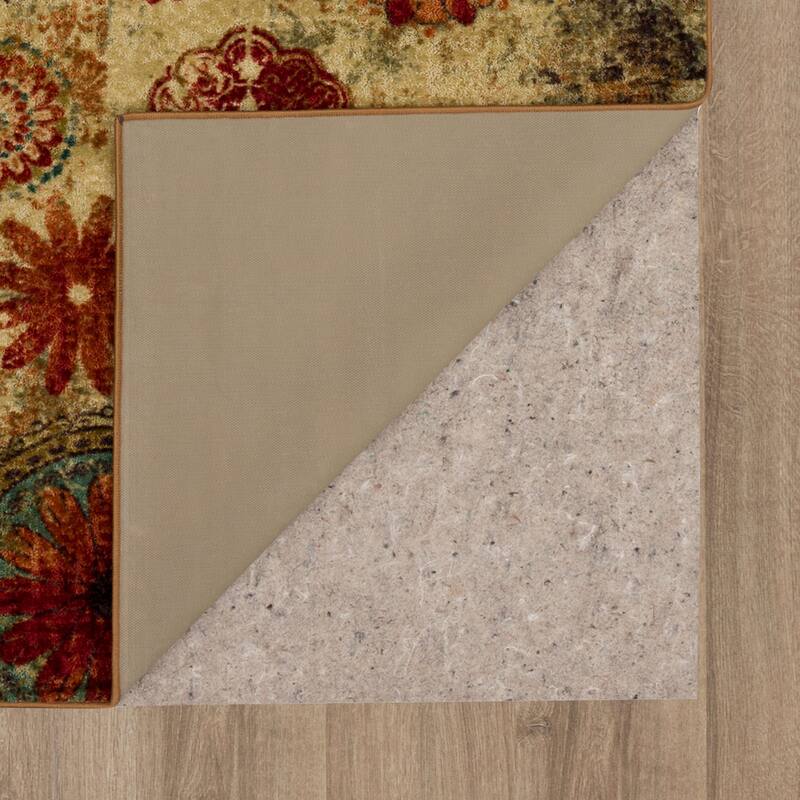 Porch & Den Bexley Floral Medallion Area Rug