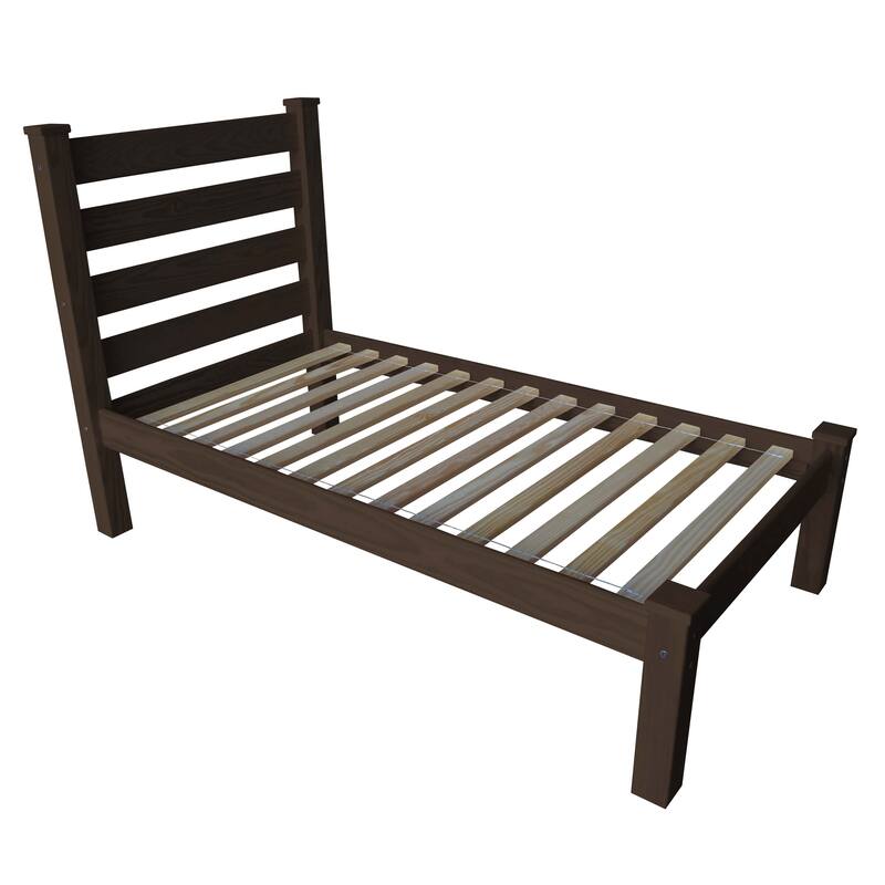 Homestead Unfinished Solid Pine Twin Platform Bed