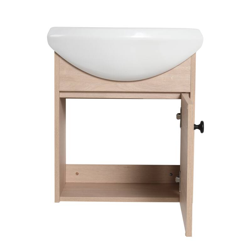 Topcraft Small Bathroom Vanity with Sink