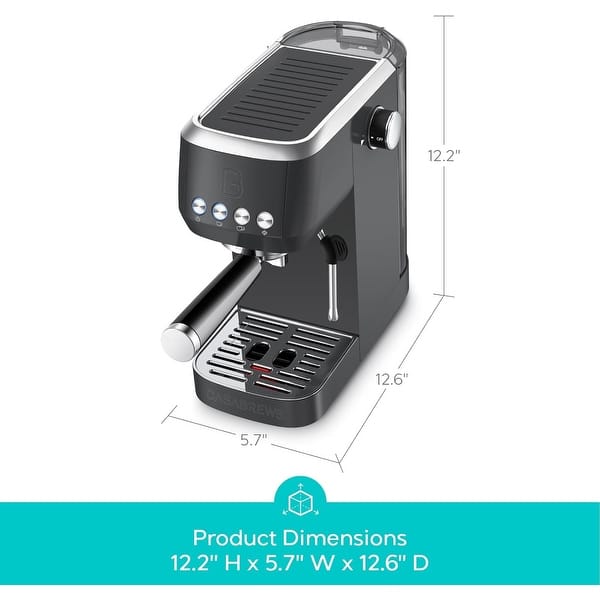 dimension image slide 2 of 4, CASABREWS 20Bar Espresso Coffee Machine /W Steam Frother home