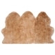 preview thumbnail 66 of 96, SAFAVIEH Handmade Natural Sheepskin Leanca 3.4-inch Thick Rug