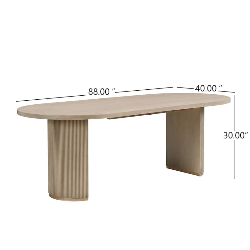 Christopher Knight Home - Acantha Rubberwood Frame with Rattan Back 7 Piece Dining Set