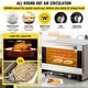 preview thumbnail 4 of 5, VEVOR Commercial Convection Oven, 47L/43Qt 1600W 4-Tier Toaster with Front Glass Door