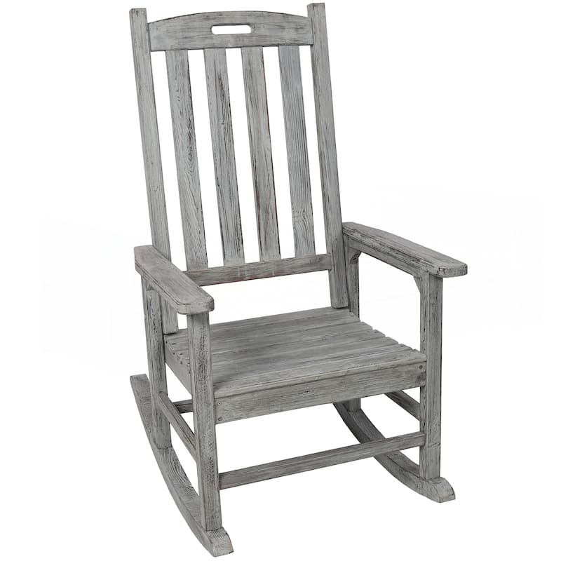 Wooden Oversized Porch Rocker Chair