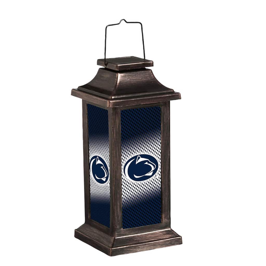 Penn State University 10 in. Indoor/Outdoor Solar LED Garden Lantern