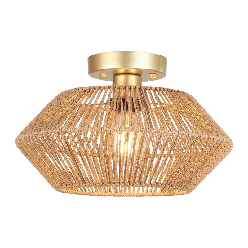 Farmhouse Style Semi Flush Mounts Ceiling Light for Kitchen Living Room - N/A