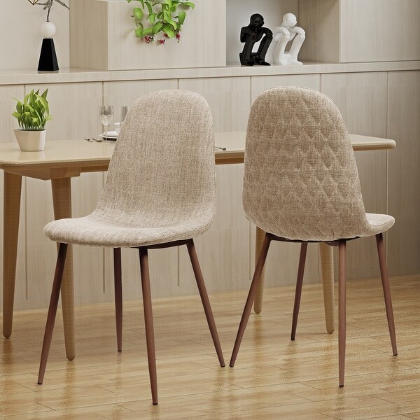 Caden Mid-century Dining Chairs (Set of 2) by Christopher Knight