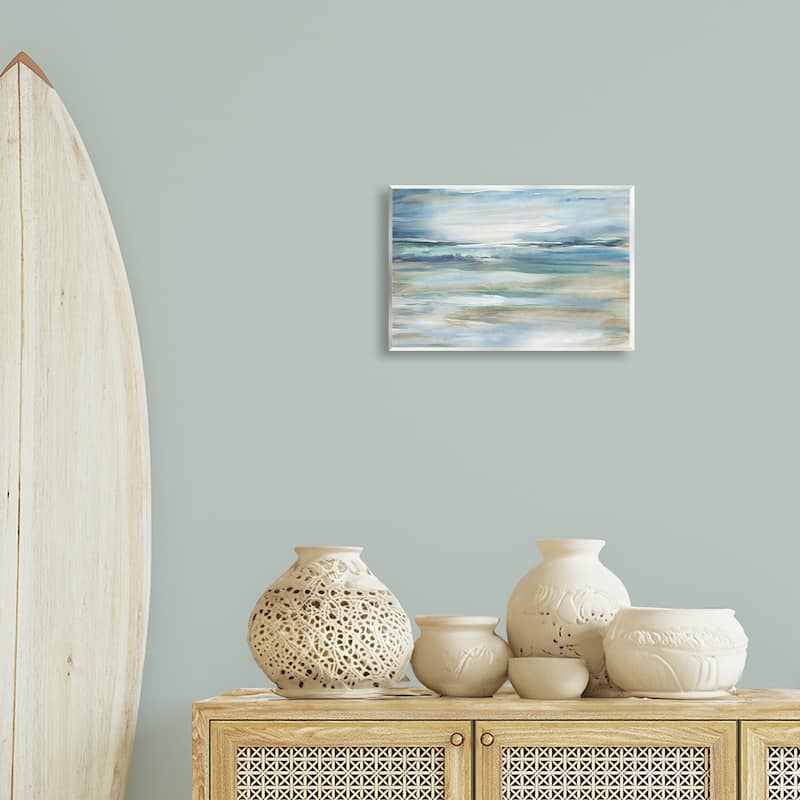 Stupell Gradient Ocean Waves Wall Plaque Art Design By Carol Robinson