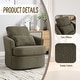 preview thumbnail 13 of 13, Roomfitters Teddy Swivel Barrel Chair, 360° Round Accent Sofa Chair for Living Room, Bedroom, Nursery or Office