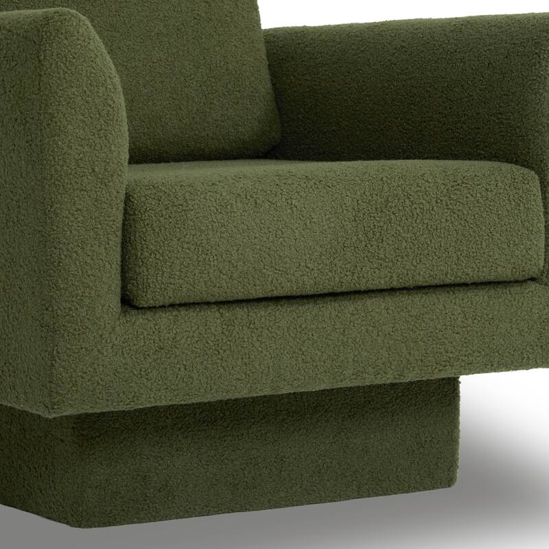 Luxurious Teddy Velvet Swivel Chair for Ultimate Comfort and Style