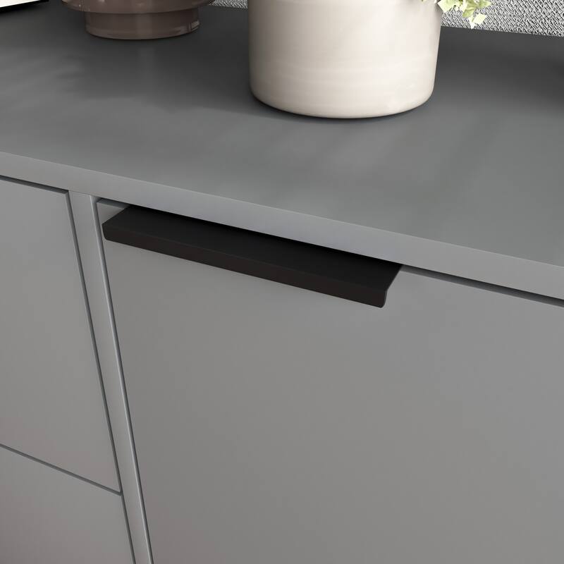 Sideboard Buffet Cabinet with 3 Drawers and 2 Doors