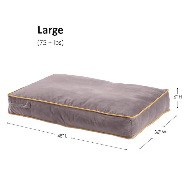 Happy Hounds Busby Smoke Pillow Style Dog Bed