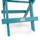 preview thumbnail 129 of 130, Riverstone Fully Assembled All-Weather Recycled HDPE Outdoor Folding Bistro table