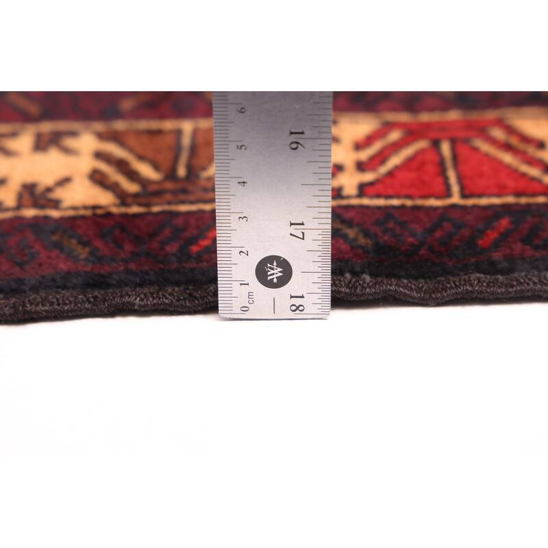 ECARPETGALLERY Hand-knotted Teimani Black Wool Rug - 3'7 x 6'5