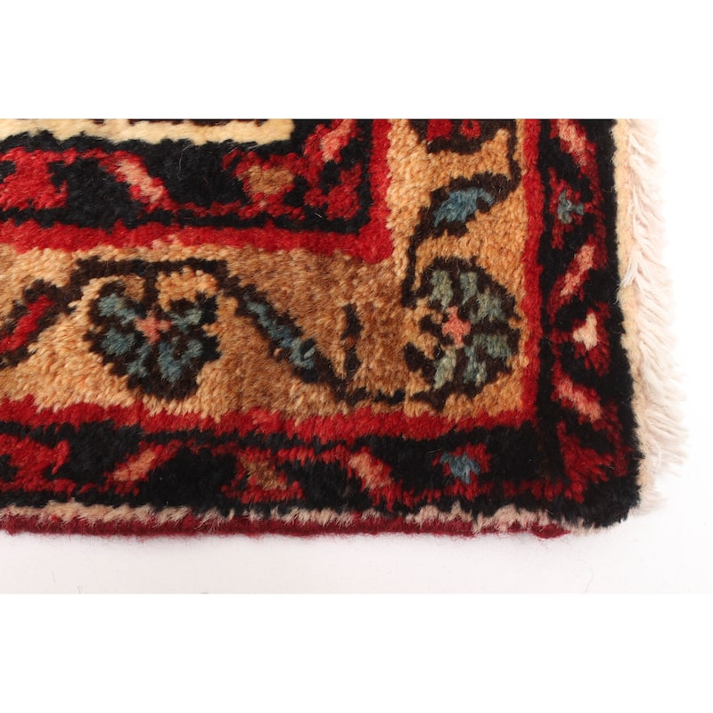 ECARPETGALLERY Hand-knotted Andelz Red Wool Rug - 2'7 x 10'10