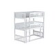 preview thumbnail 32 of 48, Twin Size Wooden Triple Bunk Bed with Ladders and Guardrails, Twin Over Twin Over Twin Detachable Bunk Bedframe for Kids
