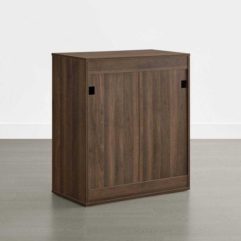 Spruce & Spring 31.5" Modern Industrial Sideboard Cabinet Storage Cabinet