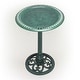 preview thumbnail 8 of 7, Alpine Corporation 28" Tall Outdoor Birdbath with Scrollwork Decoration Yard Statue