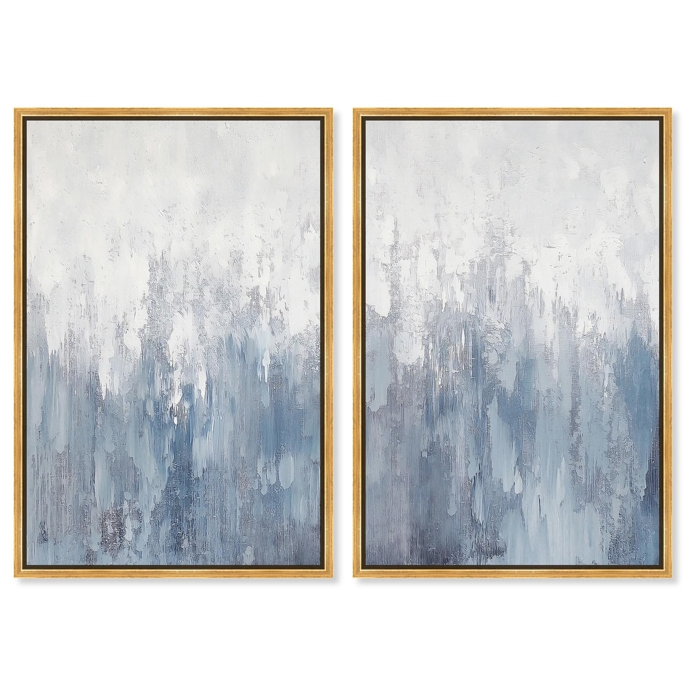 Frosted Glass Canvas Set of 2 by Art Remedy