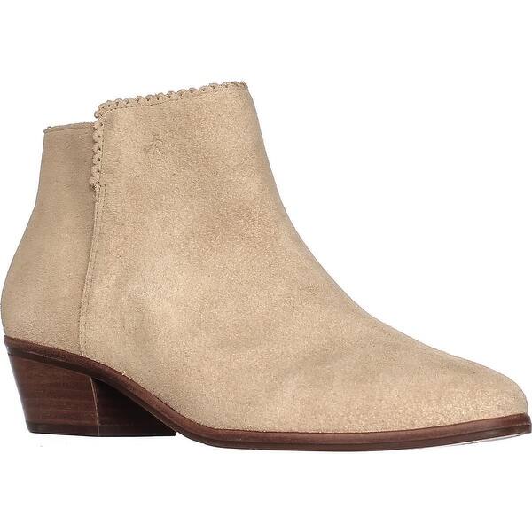 Shop Jack Rogers Bailee Scalloped Ankle Boots Sand On Sale