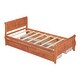 preview thumbnail 34 of 54, Twin Size Wood Platform Bed with 4 Drawers Storage Bed for Kids, Teens