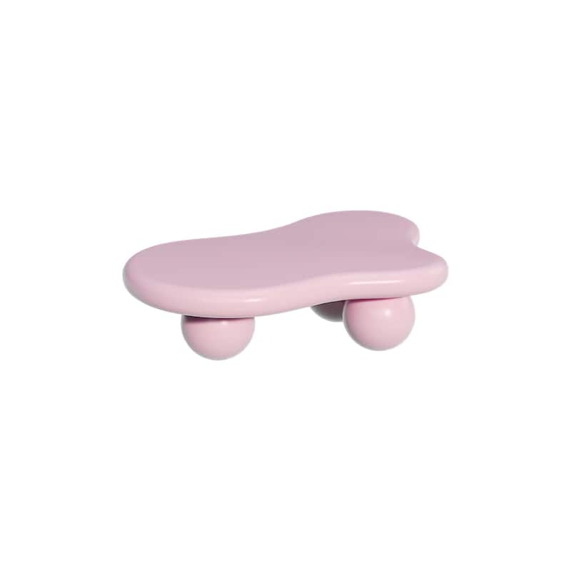 Cloud Shaped Coffee Table with 3 Ball Legs