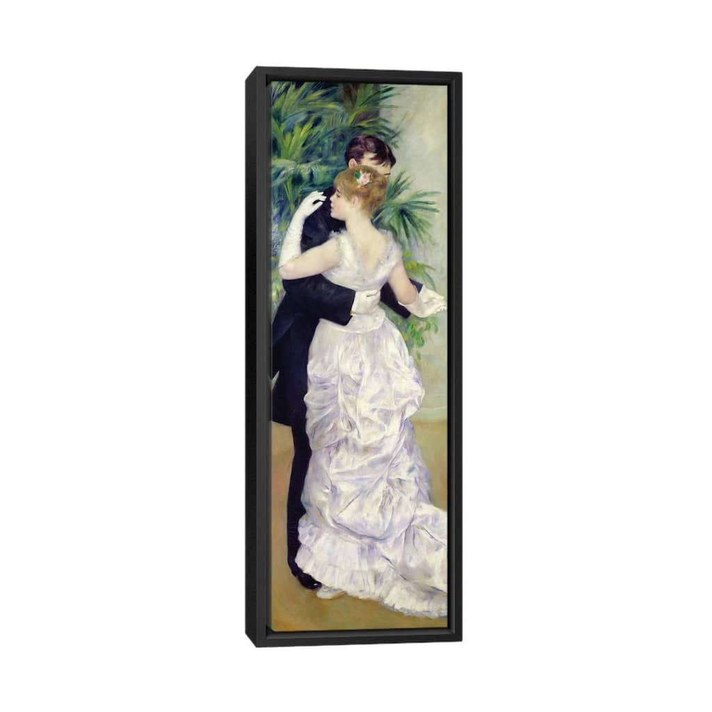 iCanvas "Dance in the City, 1883 " by Pierre-Auguste Renoir Framed Canvas Print