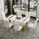 Option White Table White Chairs
