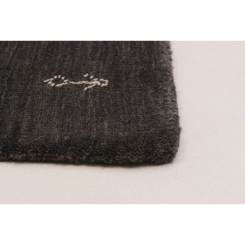 Kashkuli Gabbeh Grey Rug 4'7" x 6'6" - 4'7 x 6'6