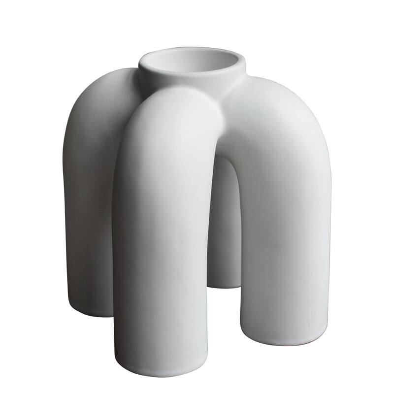 ROPE Candle Holder White - White